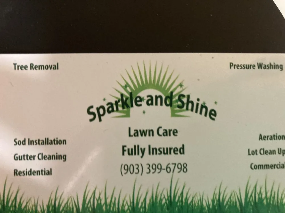 Custom landscape design in Longview, TX by Sparkle and Shine Lawncare services