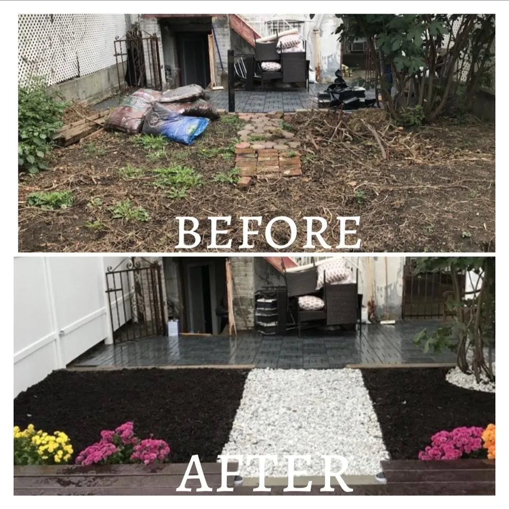 Expert yard maintenance for beautiful yards in Brooklyn, NY by Sparkles Home Improvement & Landscaping