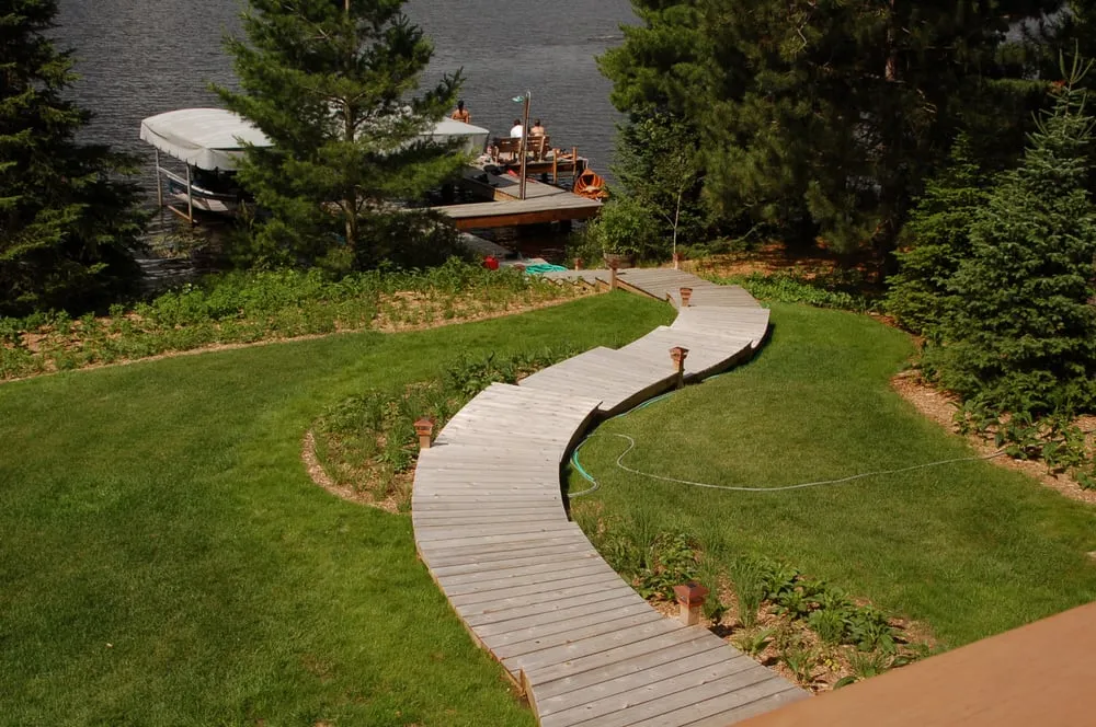 Custom garden landscaping for residential properties across Oxford, WI - Sparrow Landscaping