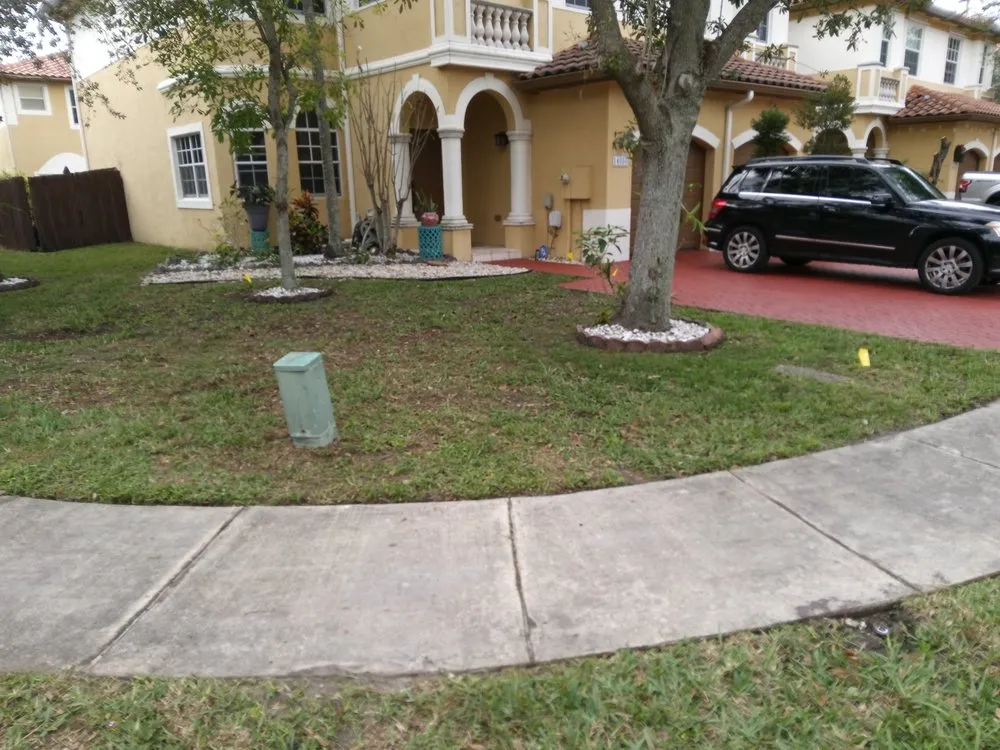 Expert landscape installation in Opa Locka, FL by Spartan Pro Landscaping & Lawn Care