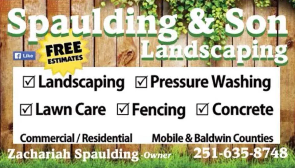 Expert lawn mowing service in Mobile, AL - Spaulding & Son