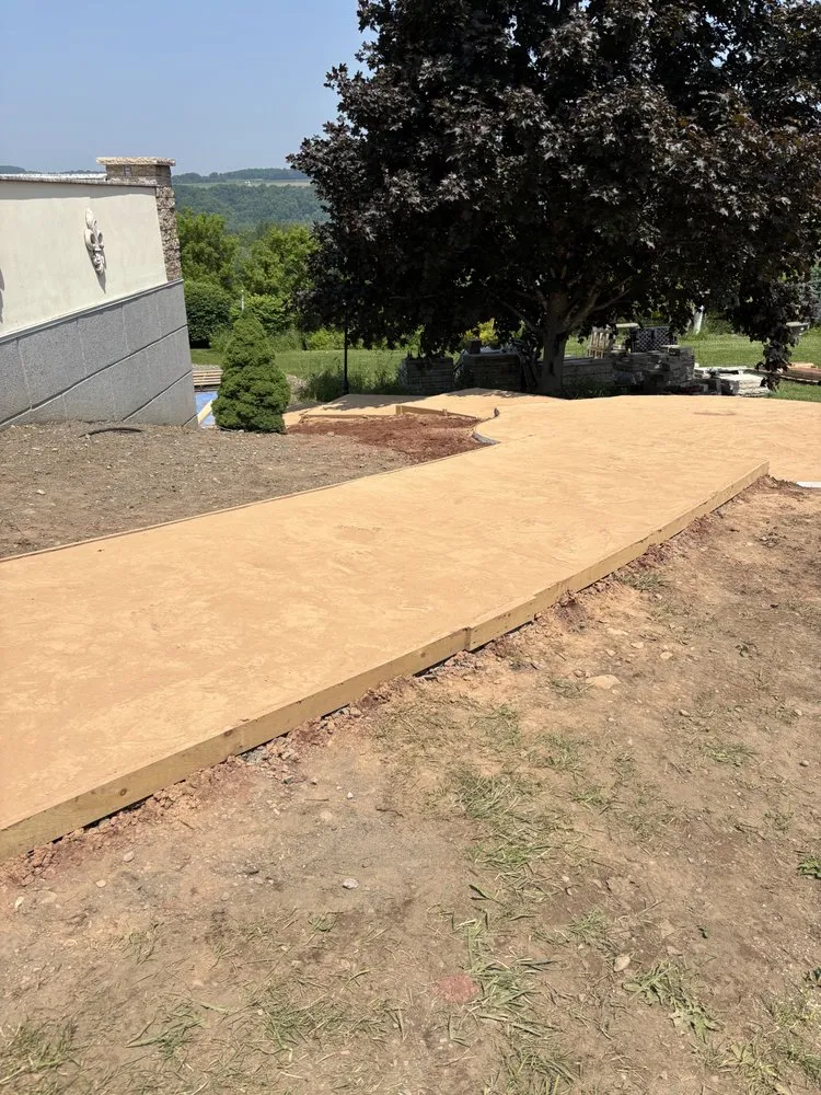 Custom outdoor landscaping for outdoor upgrades in Palatine Bridge, NY by Spaulding & Sons