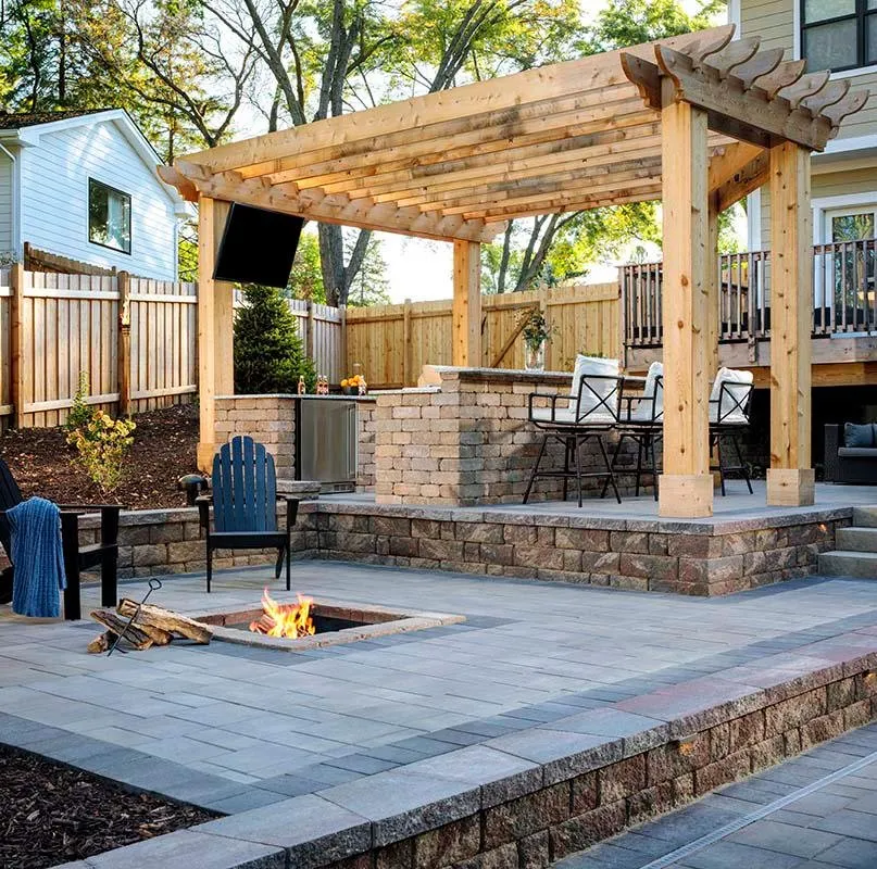 Affordable landscape design in Rogers, MN by Spear's Landscape