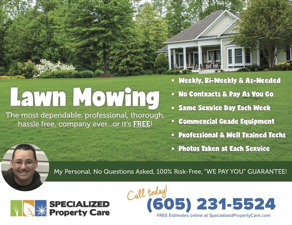 Expert lawn care service in Sioux Falls, SD - Specialized Property Care