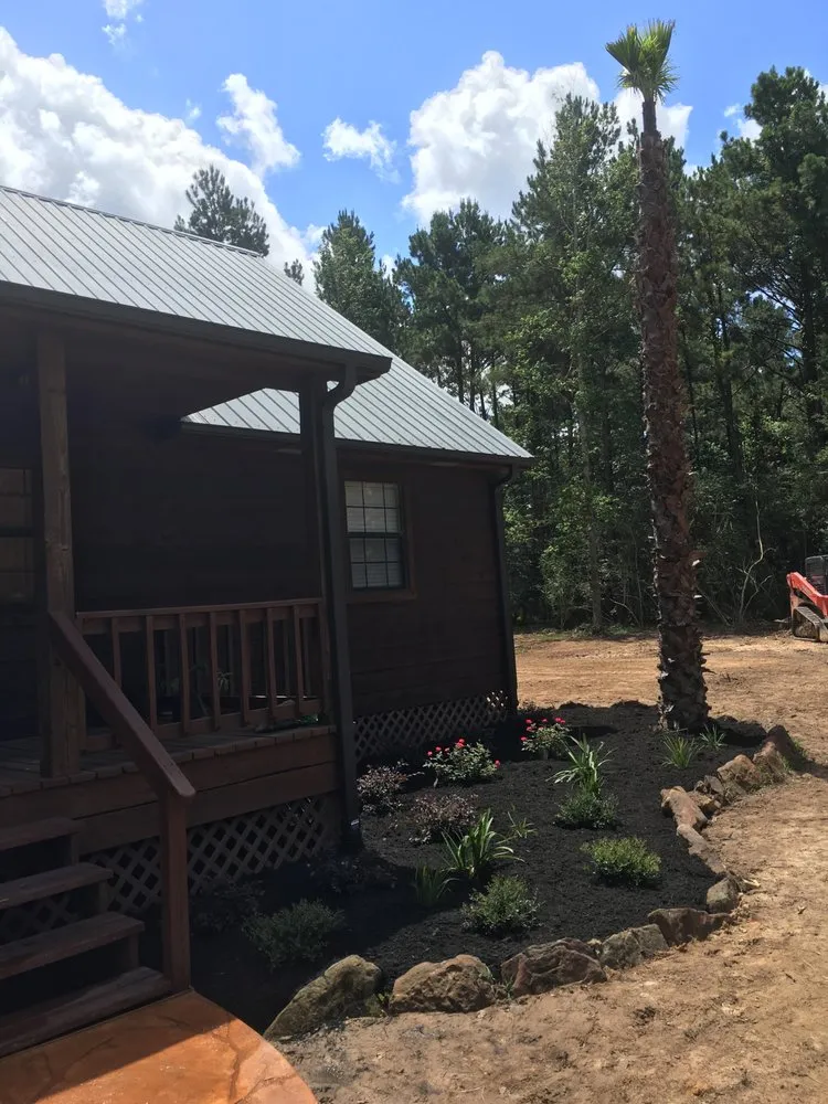 Local garden landscaping in Cleveland, TX by Specialty Tractor And Landscaping Services