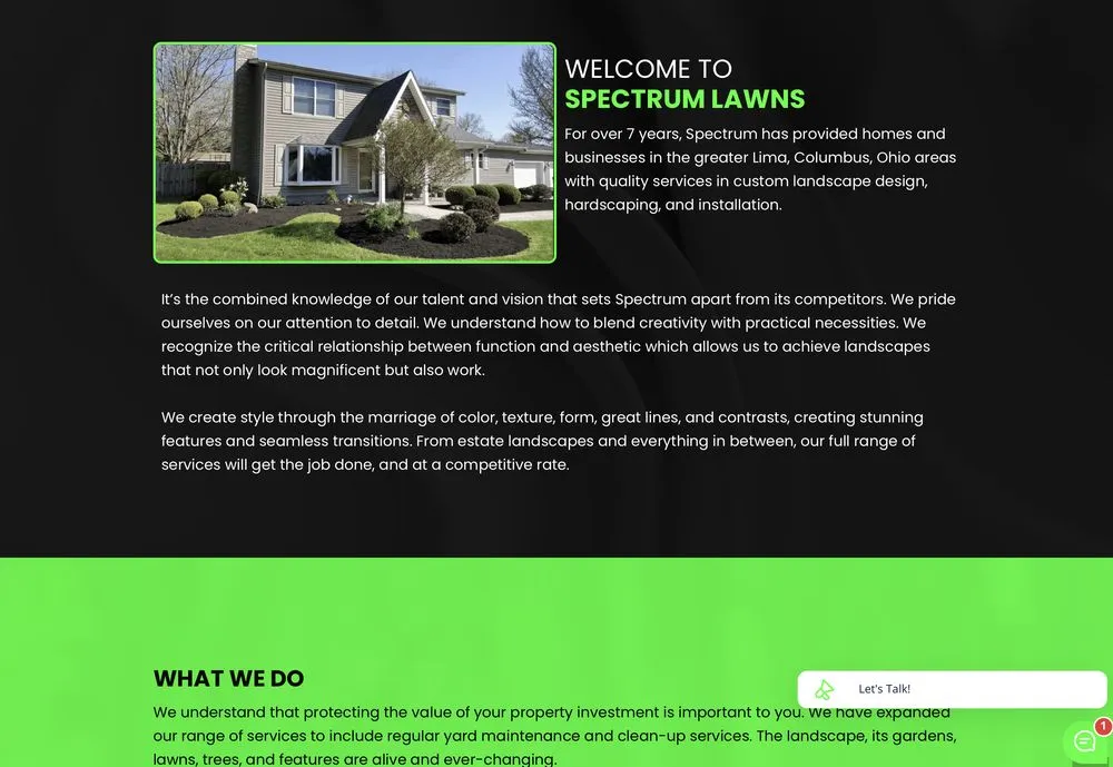 Reliable yard cleanup service for homes across Lima, OH - Spectrum Lawn Care