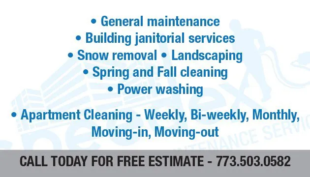 Professional garden landscaping in Niles, IL by Speedex Janitorial & Maintenance Services