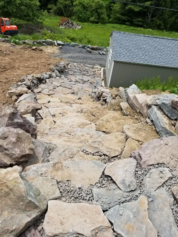 Top-rated garden landscaping for residential properties in Hazleton, PA by Speedy Garcia Landscaping Corp