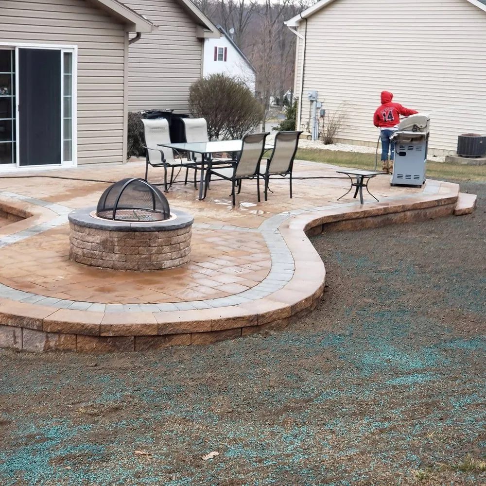 Affordable outdoor landscaping with custom design in Hazleton, PA by Speedy Garcia Landscaping Corp