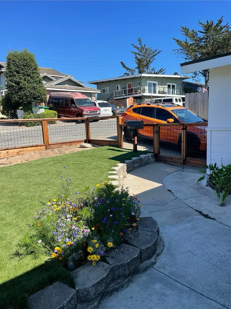 Custom garden landscaping for beautiful yards in Monterey, CA by Speedy Gonzalez Landscapes