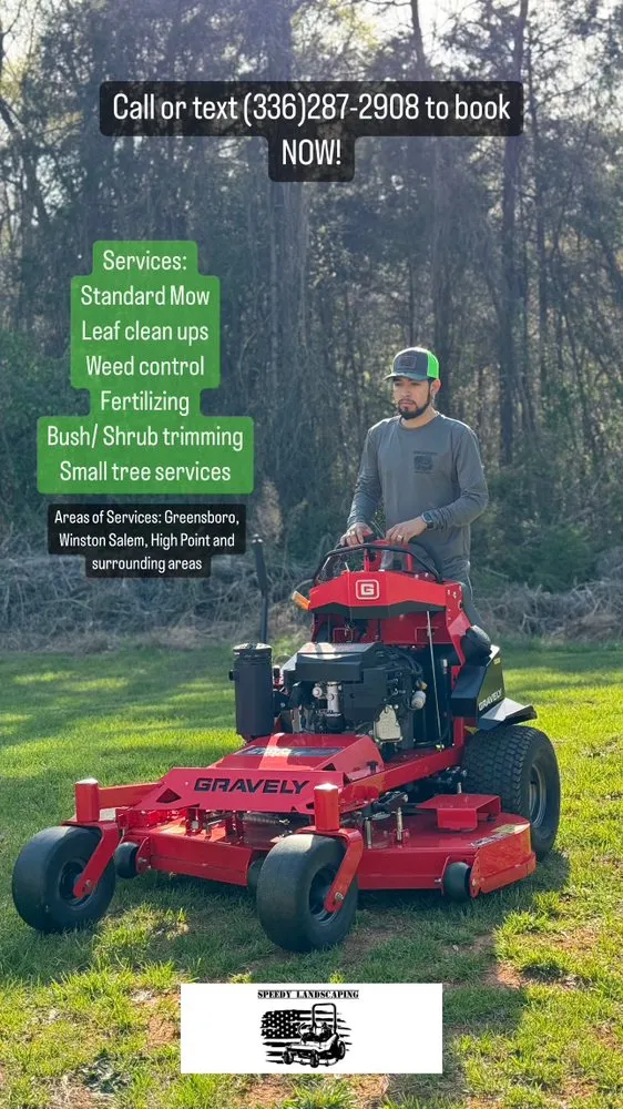 Custom residential landscaping in Winston-Salem, NC by Speedy Landscaping