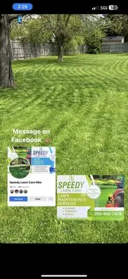 Speedy Lawn Care Logo