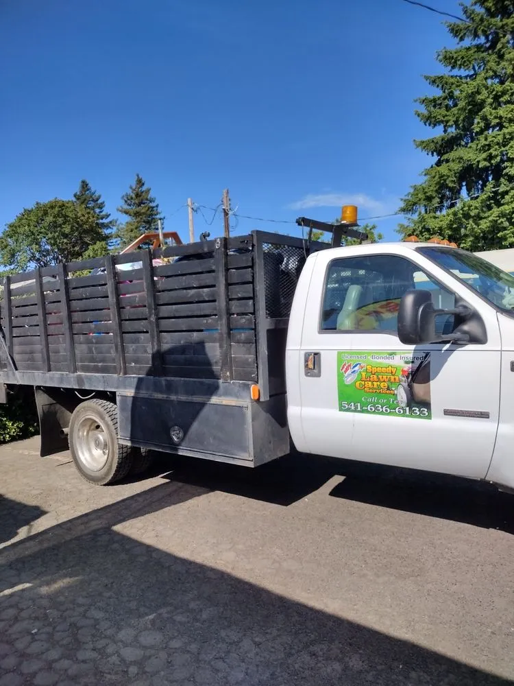 Local landscape installation in Junction City, OR by Speedy Lawn Care Services