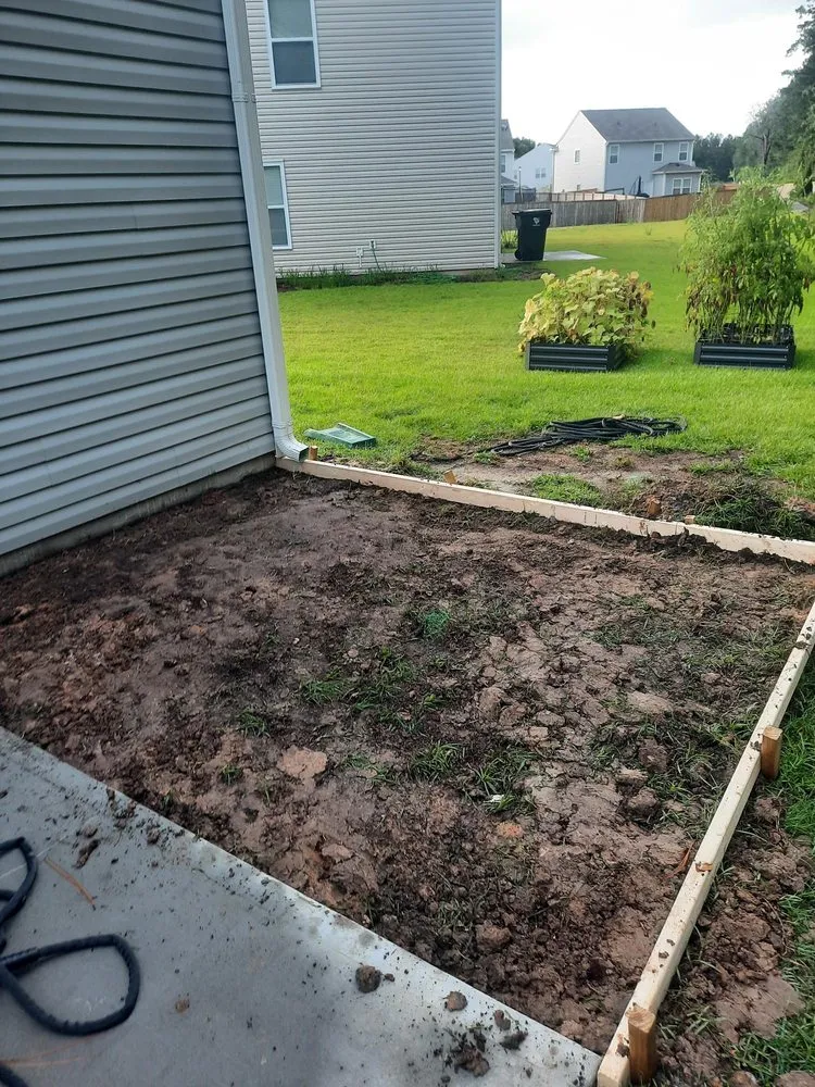 Custom landscape installation in Moncks Corner, SC by Spell Landscaping and Concrete