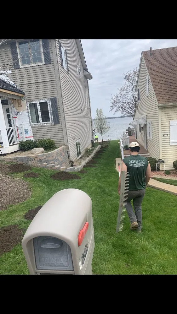 Reliable lawn care service with custom design across Ottawa Lake, MI - Spencer Lawn & Landscape
