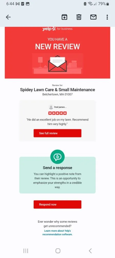 Trusted lawn care service in Belchertown, MA by Spidey Lawn Care & Small Maintenance