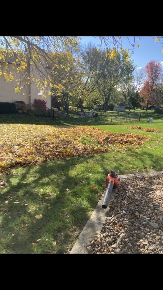 Custom landscape installation in Iowa City, IA by Spindrift Lawn And Snow