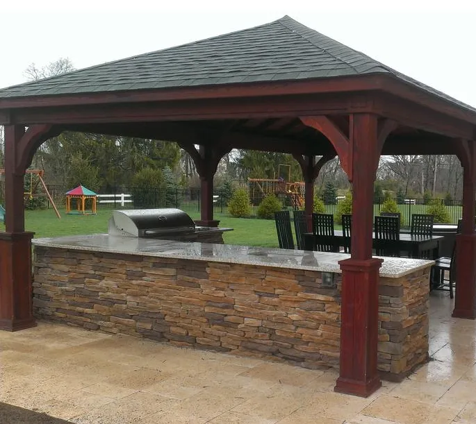 Professional garden landscaping with custom design in Montgomeryville, PA by Spinieo