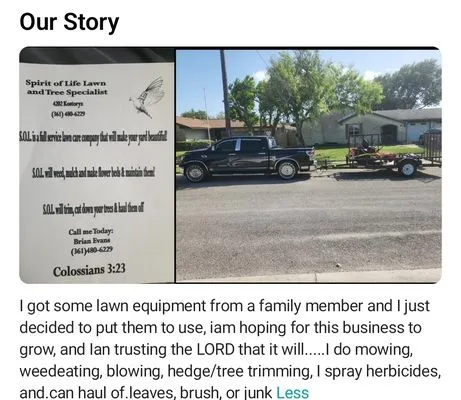 Spirit of Life Lawn and Tree Specialist Logo