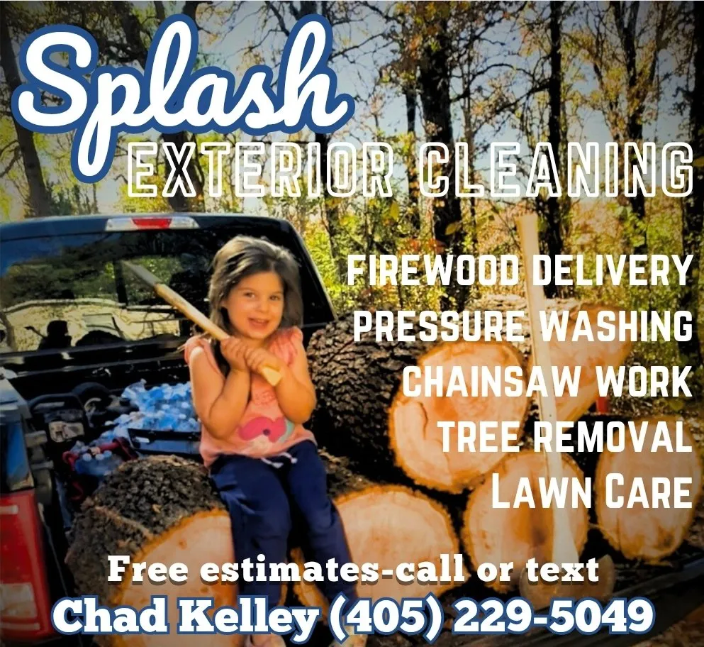 Professional outdoor landscaping in Wellston, OK by Splash Exterior Cleaning