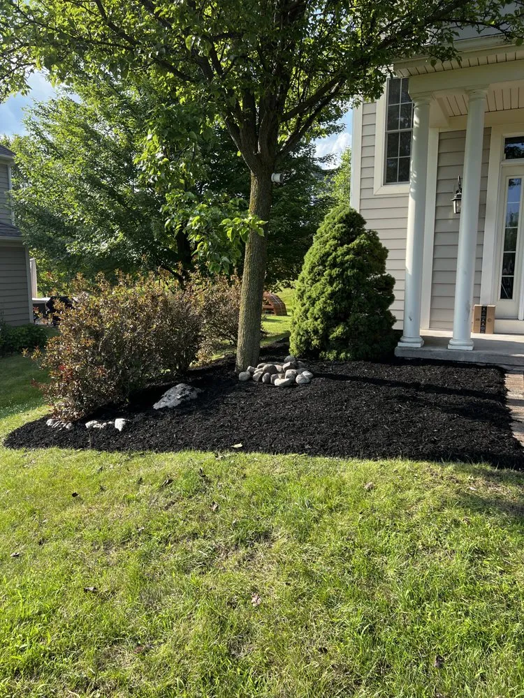 Custom yard maintenance in Victor, NY by Splitrock Landscaping