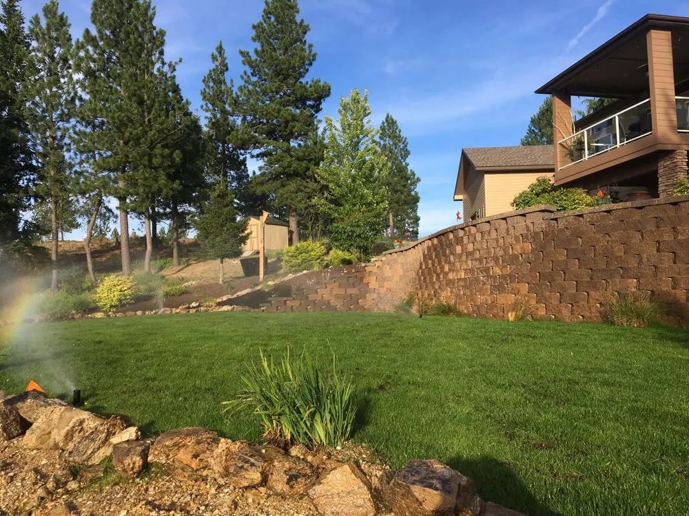 Custom landscape installation near you in Chattaroy, WA by Spokane DreamScapes