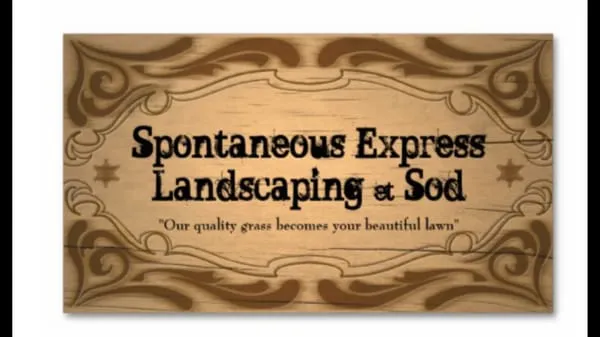 Spontaneous Express Landscaping Logo