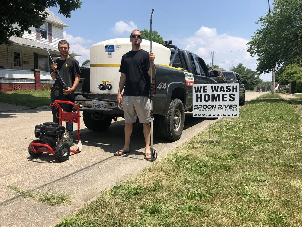 Custom landscaping services in Canton, IL by Spoon River Pressure Washing