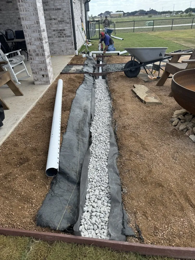 Custom landscaping services in Fort Worth, TX by Sporange Landscape and Drainage