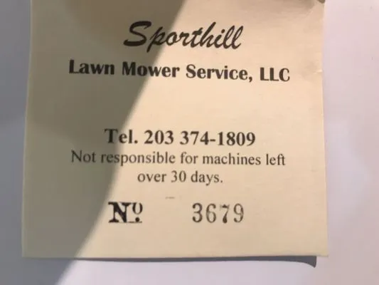 Sport Hill Lawn Mower Service