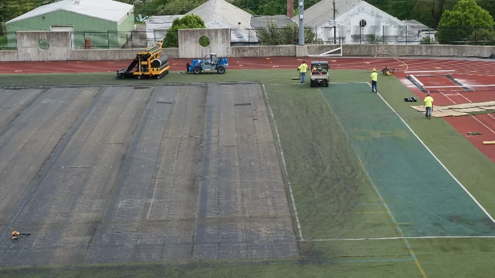 Custom outdoor landscaping experts serving Tonkawa, OK - Sports Field Removal