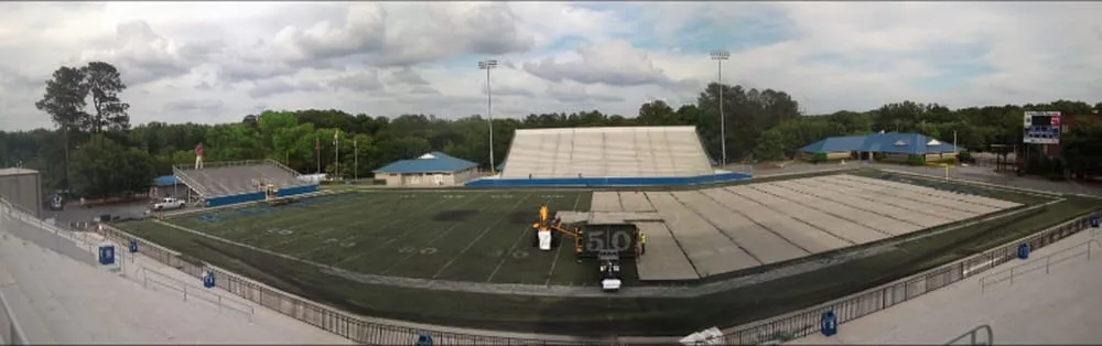 Professional garden landscaping for residential properties across Tonkawa, OK - Sports Field Removal