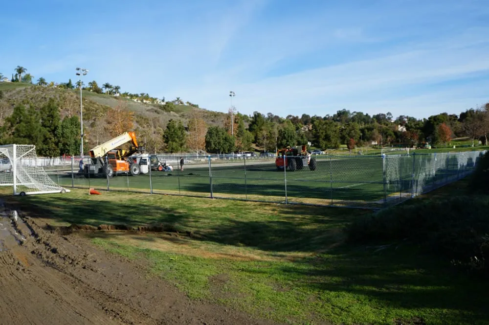 Custom landscape design with custom design across Tonkawa, OK - Sports Field Removal