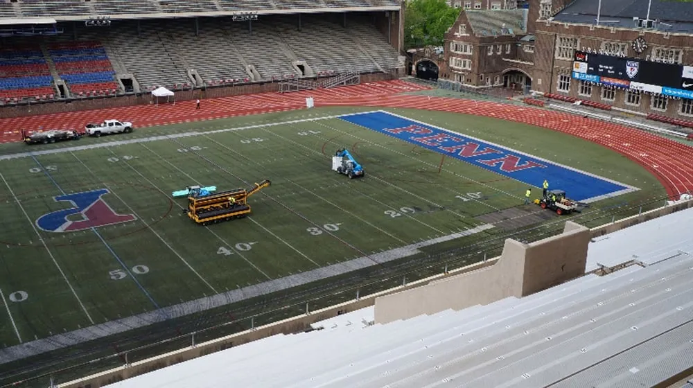 Local landscape installation for outdoor upgrades in Tonkawa, OK by Sports Field Removal