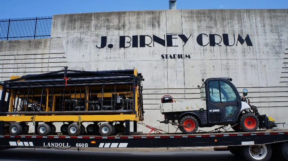 Professional residential landscaping in Tonkawa, OK by Sports Field Removal