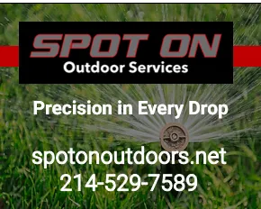 Professional landscape design near you across Aubrey, TX - Spot On Outdoor Services