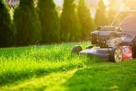 Professional lawn mowing service for residential properties across Grover, NC - Spotless Cleaning and Lawn Services