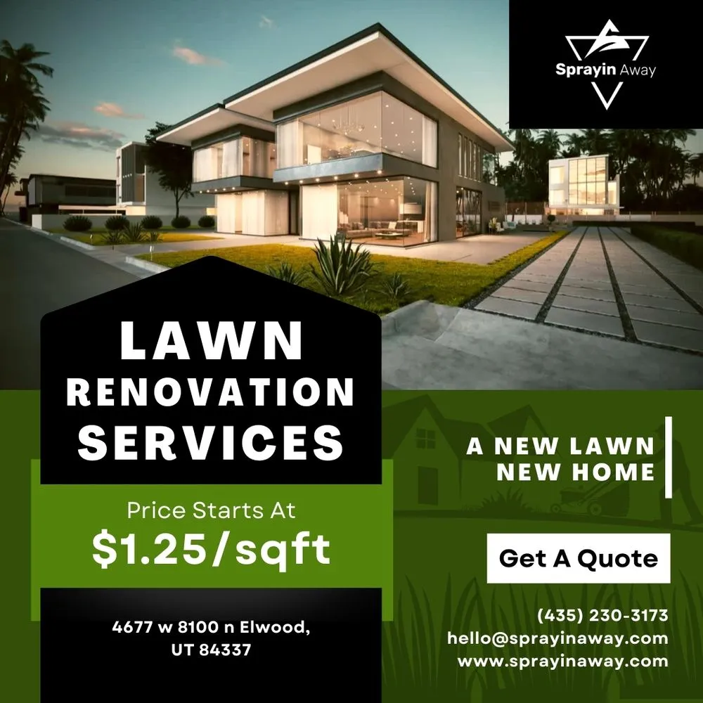 Custom lawn mowing service for residential properties across Elwood, UT - Sprayin Away