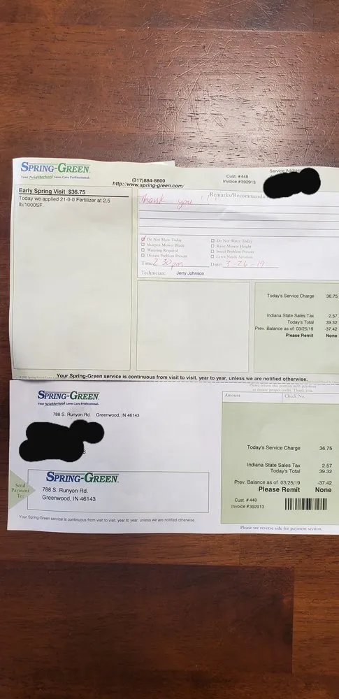 Professional landscape installation in Greenwood, IN by Spring Green