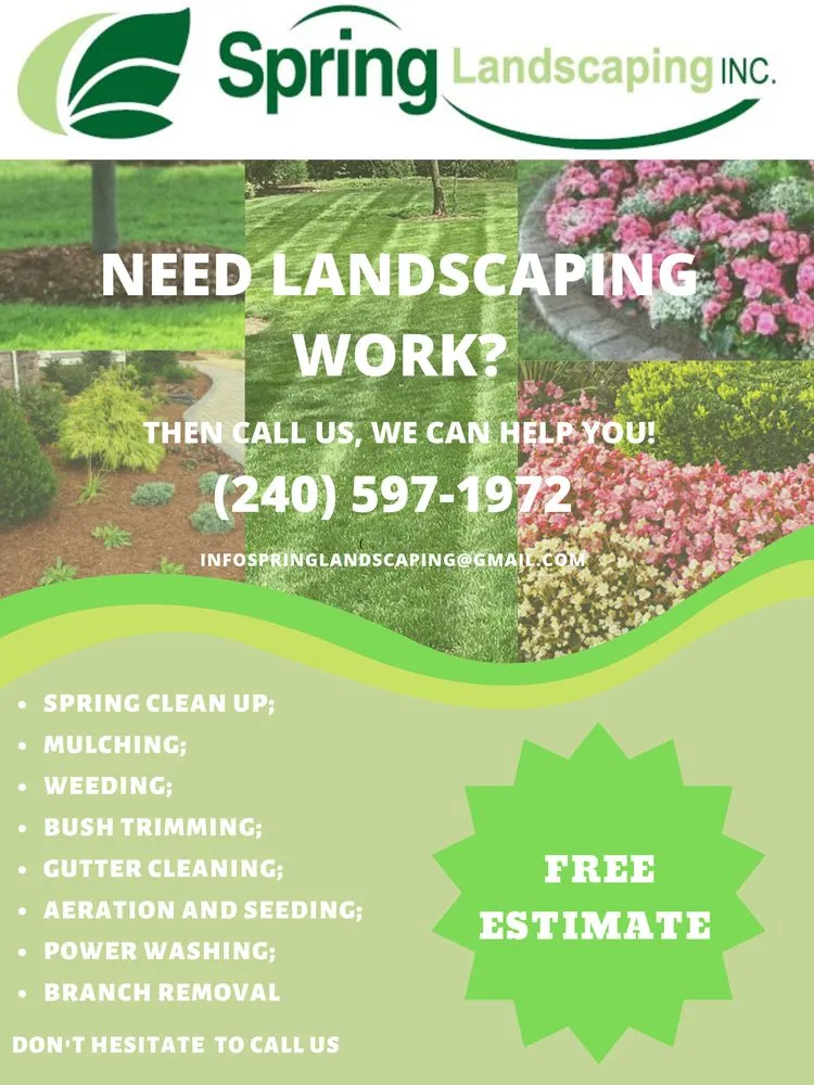 Expert landscape design for year-round maintenance across Aspen Hill, MD - Spring Landscaping