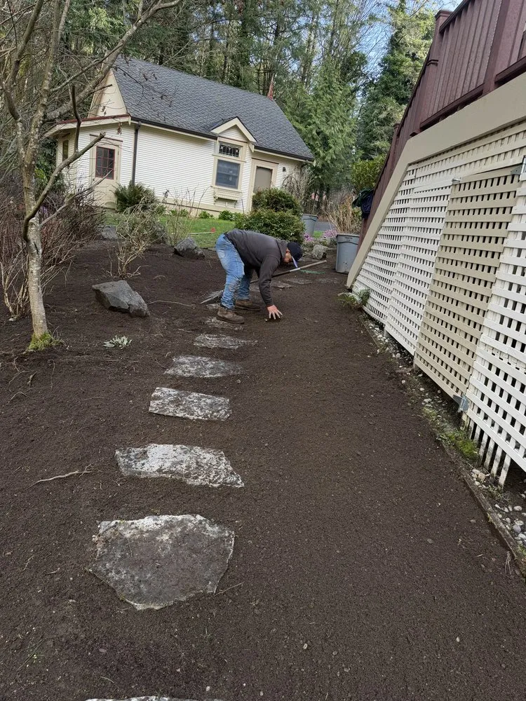 Professional landscape installation in Bremerton, WA by Spring Time & Landscape