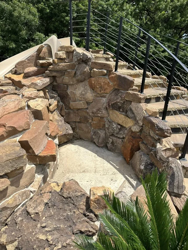 Local garden landscaping for residential properties in Anna, TX by Spring Up Landscaping & Construction