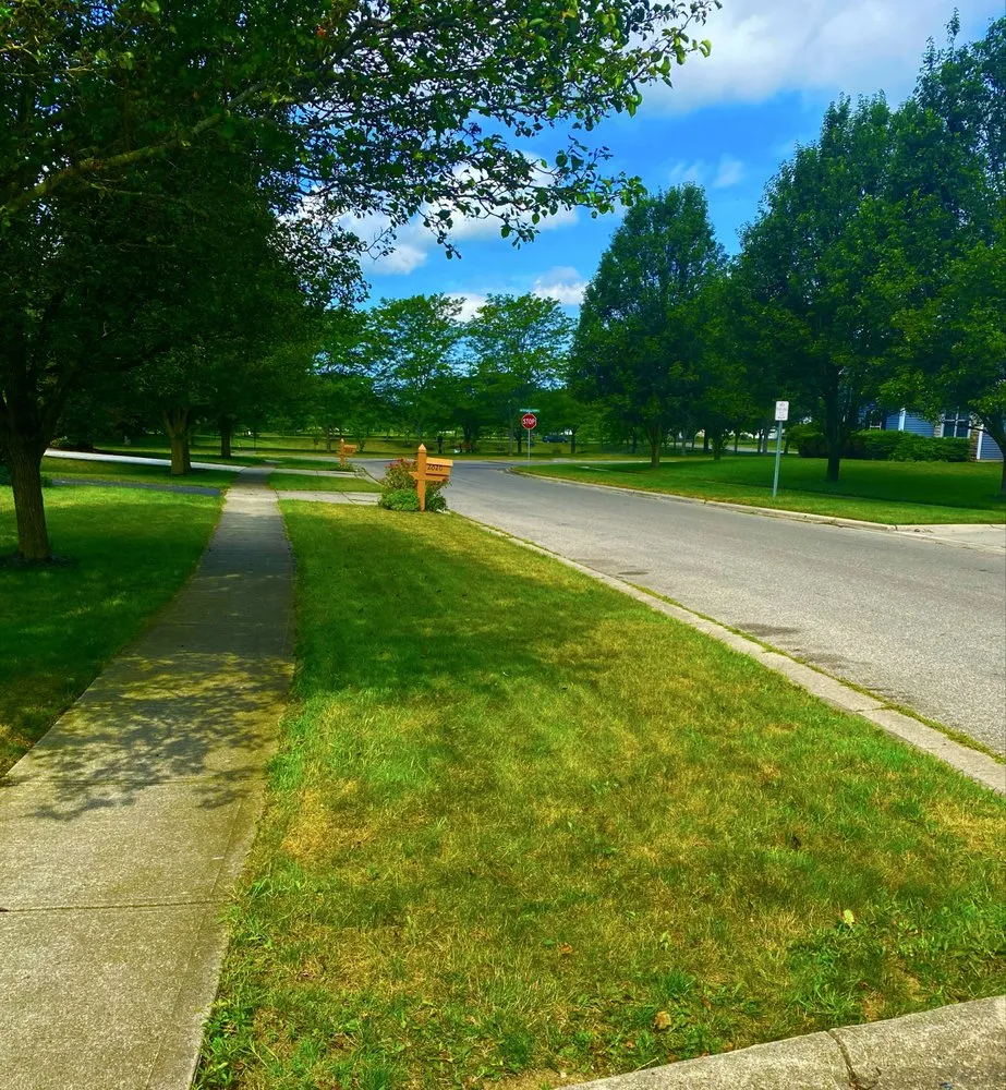 Professional garden landscaping in Westerville, OH by Spring Views Lawn Care