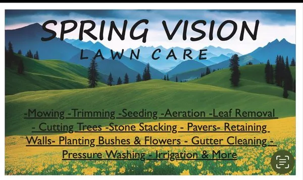 Spring Vision Lawn Care Logo