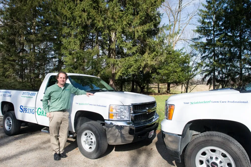 Custom lawn care service with custom design in Noblesville, IN by SpringGreen