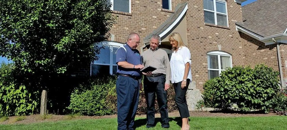 Local lawn mowing service with custom design in Richmond, KY by SpringGreen