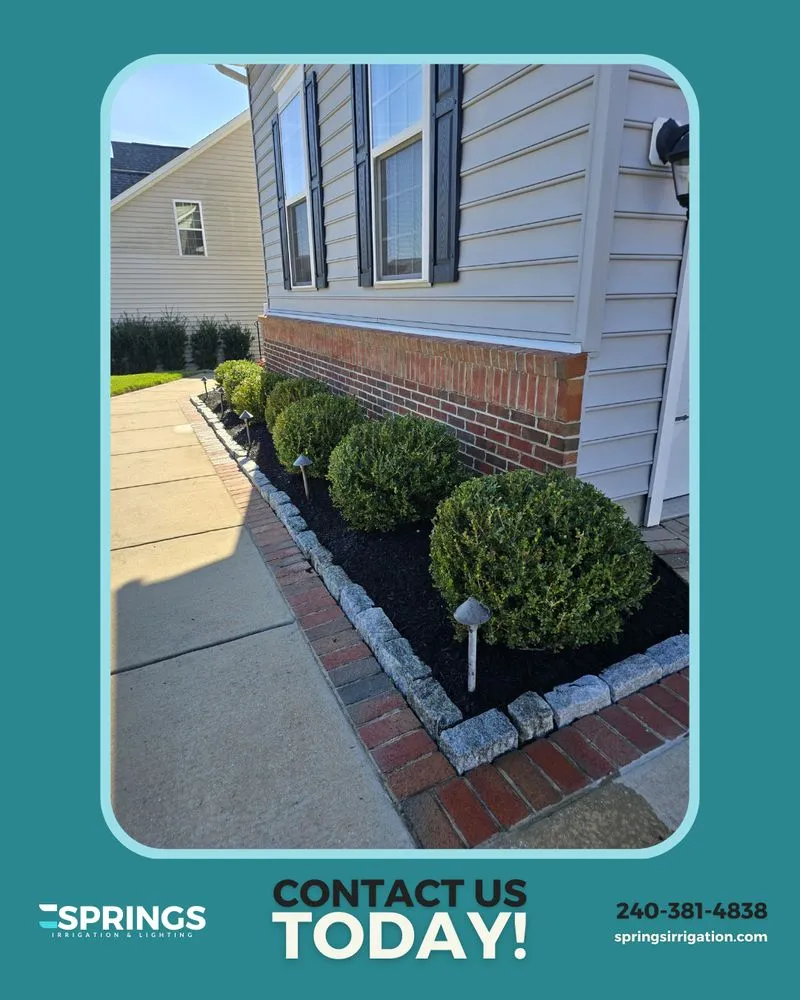 Affordable garden landscaping experts serving Severn, MD - Springs Irrigation & Lighting