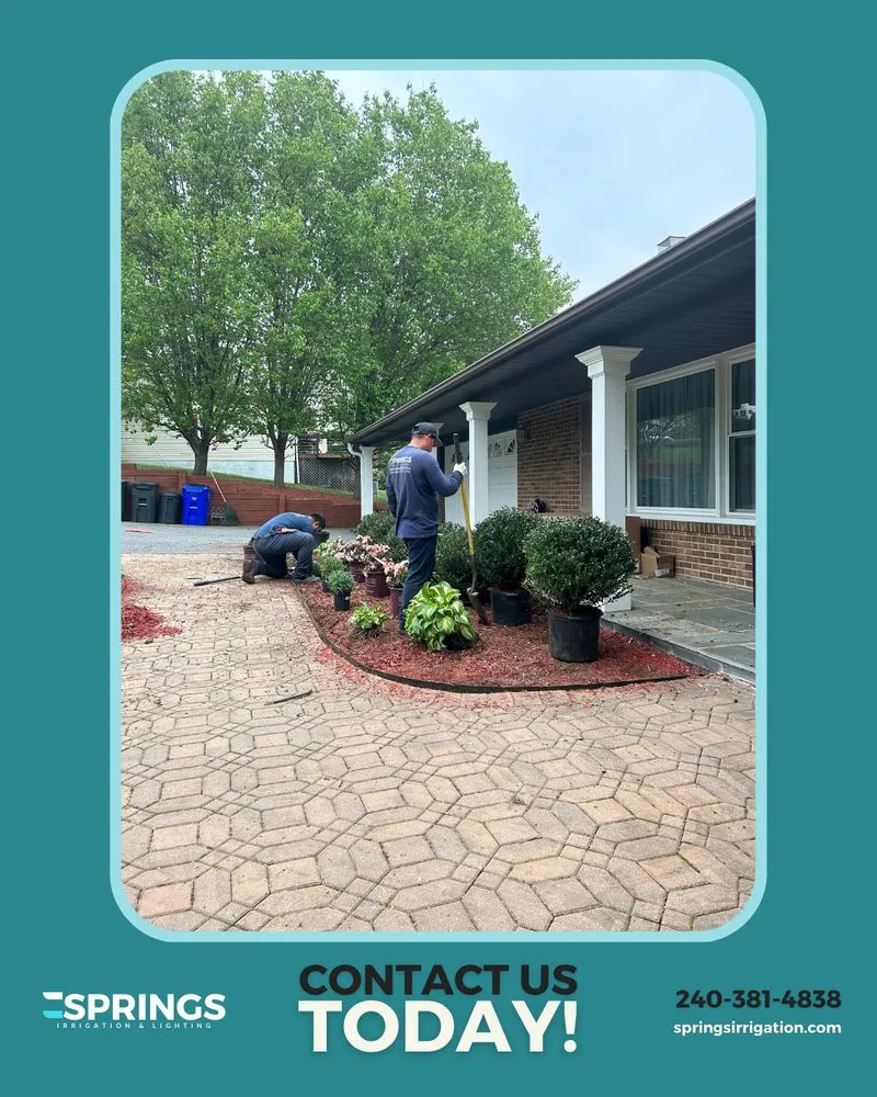 Custom landscaping services in Severn, MD - Springs Irrigation & Lighting