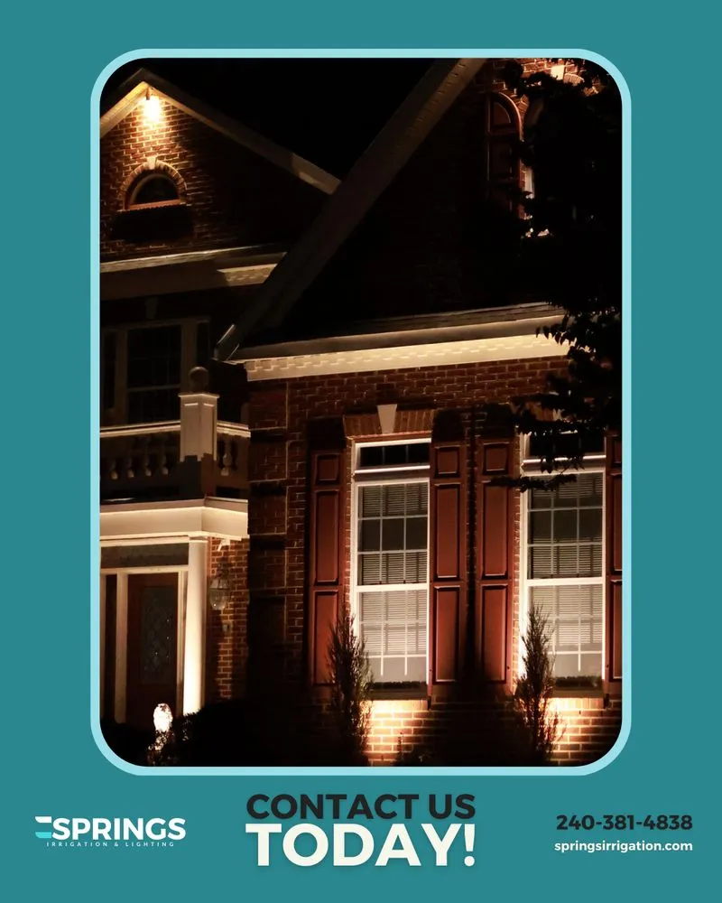 Custom landscaping services for residential properties in Severn, MD by Springs Irrigation & Lighting