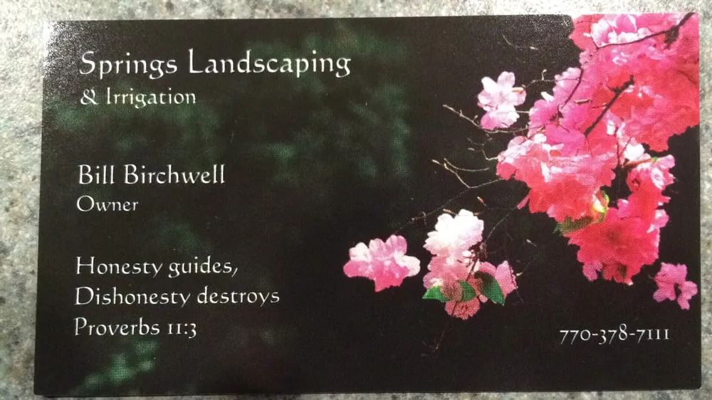 Reliable yard maintenance experts serving Canton, GA - Springs Landscaping